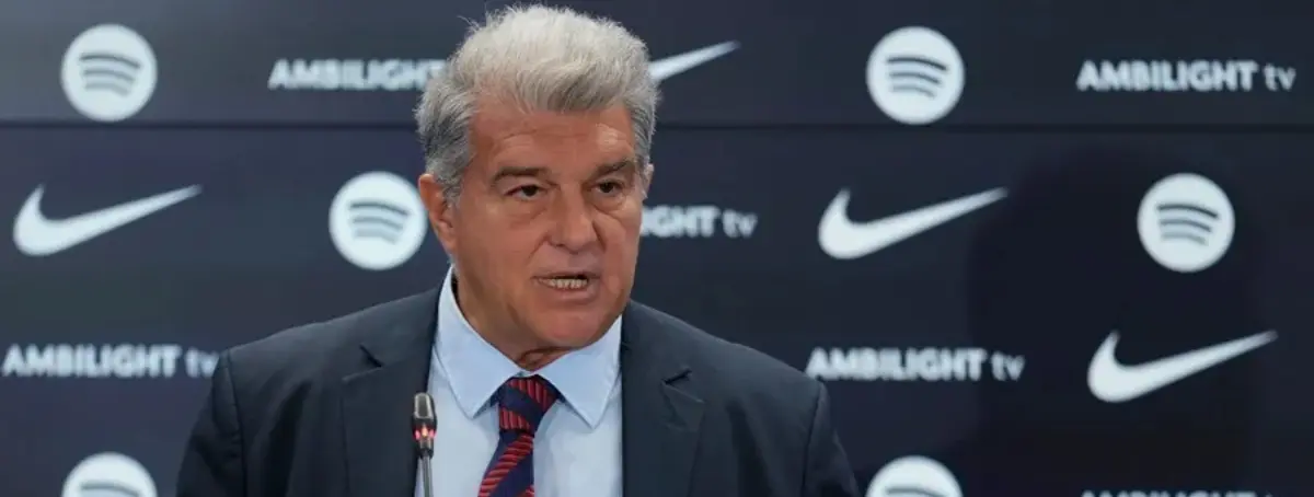 Joan Laporta sospecha que Jorge Mendes se lo quiere llevar a la Premier League