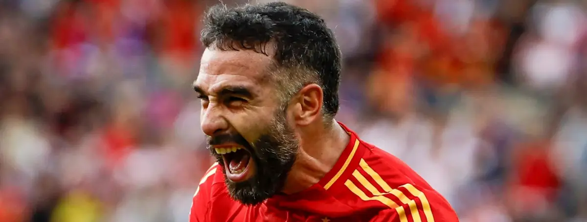Trifulca en el vestuario del Real Madrid en el Metropolitano con Dani Carvajal como protagonista