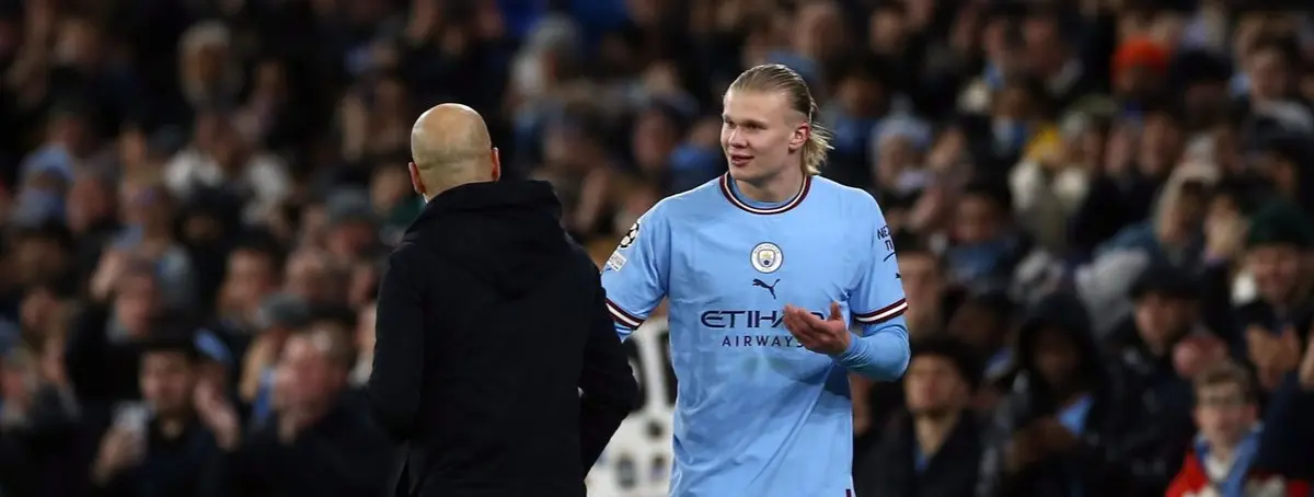 Pep Guardiola ya da por perdido a Erling Haaland