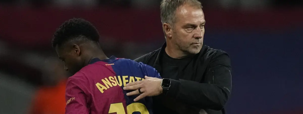 El caso Ansu Fati ha generado un grave enfrentamiento entre el vestuario del Barça y Hansi Flick