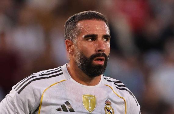Dani Carvajal, fuera, lío en la previa del Real Madrid-Olympique de Marsella