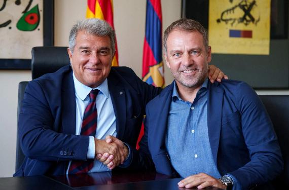 Joan Laporta cree que Hansi Flick no seguirá el año que viene