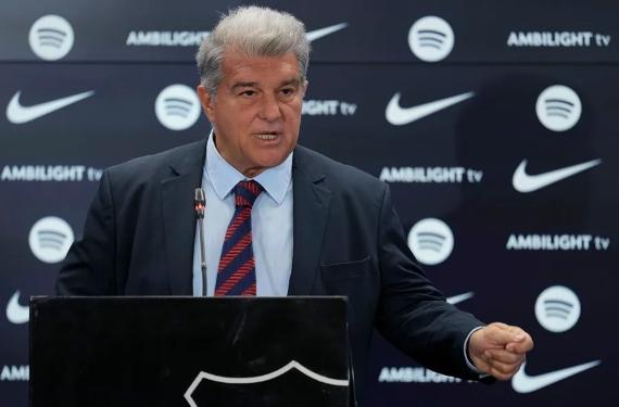 Joan Laporta sospecha que Jorge Mendes se lo quiere llevar a la Premier League