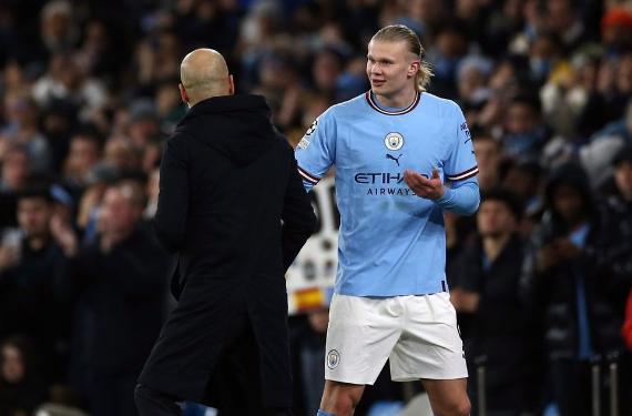 Pep Guardiola ya da por perdido a Erling Haaland