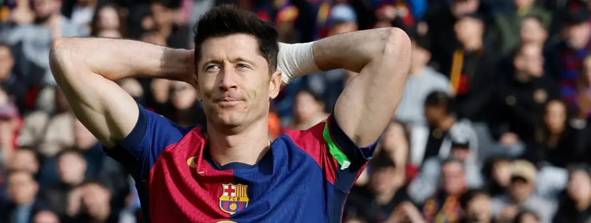 Lewandowski no está llevando nada bien, no ser la estrella del Barça