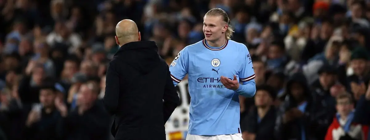 Pep Guardiola ha tenido un encontronazo con Haaland y su fichaje por el Barça: 