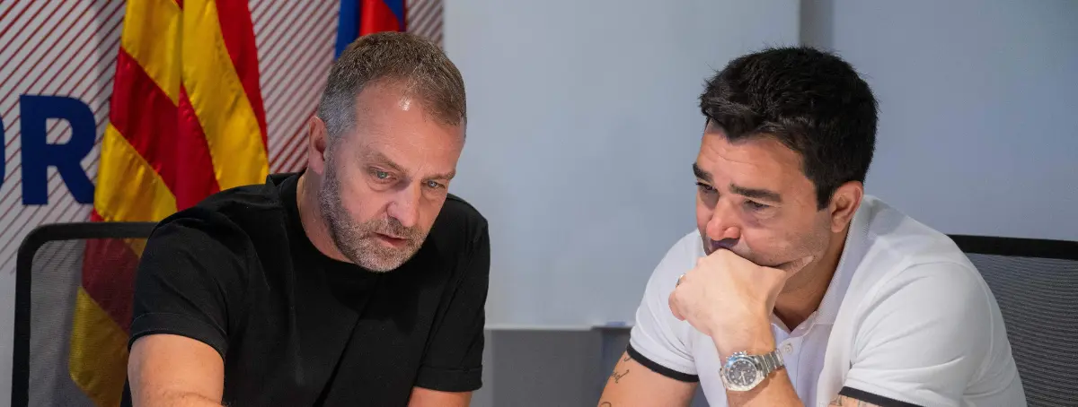 Deco le ha ofrecido un fichaje de emergencia a Hansi Flick por Ronald Araujo