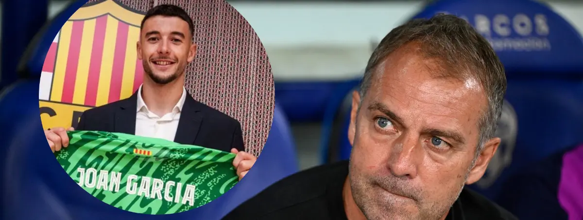 Hansi Flick le ha perdido la fe, ya no puede seguir jugando en el Barça.