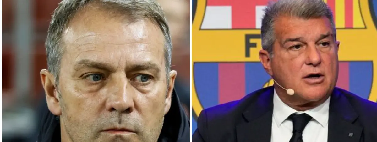 Joan Laporta le pone una condición a Hansi Flick si quiere seguir en el Barça