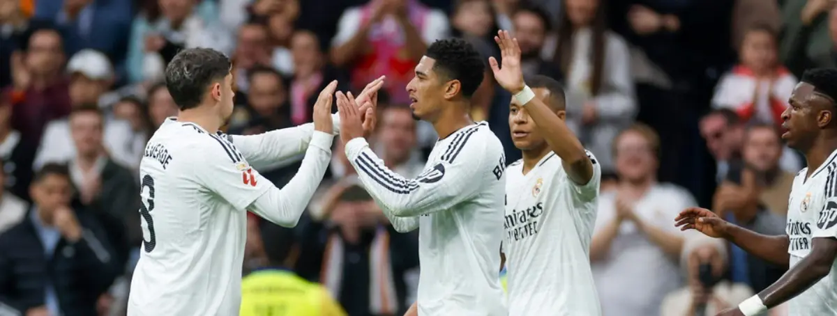 Bellingham se lleva por delante a Fede Valverde en el momento de mayor tensión que recuerda el Real Madrid