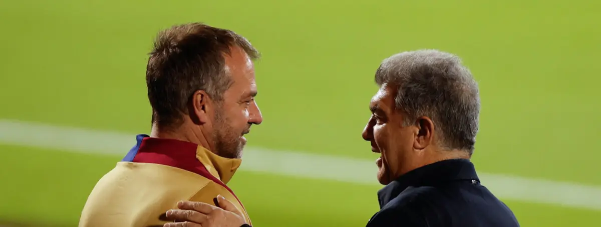 Joan Laporta empieza a recibir quejas del vestuario del Barça contra Flick