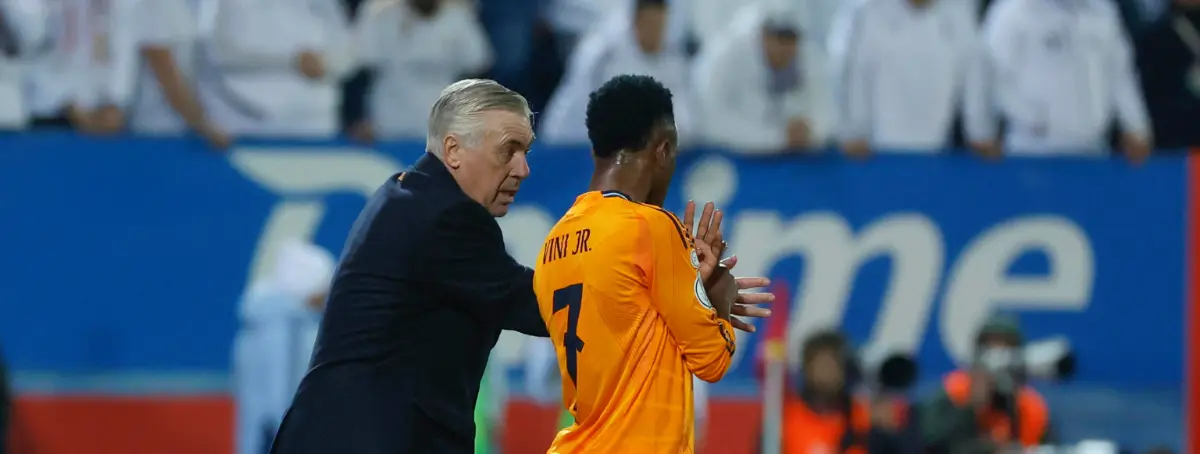 Ancelotti llamó a Vinicius por el problema con Xabi Alonso