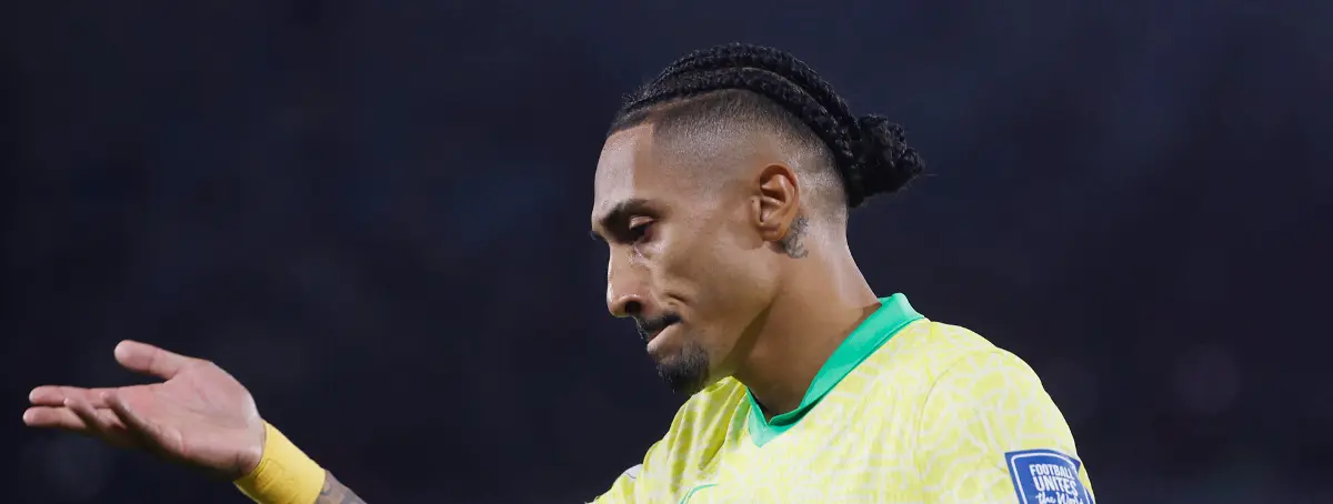 Raphinha teme quedarse sin Mundial por decisión de Ancelotti