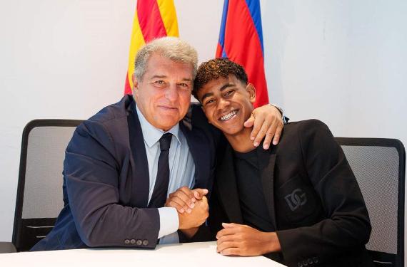 Joan Laporta sospecha que Lamine Yamal está pasando por lo mismo que Vinicius
