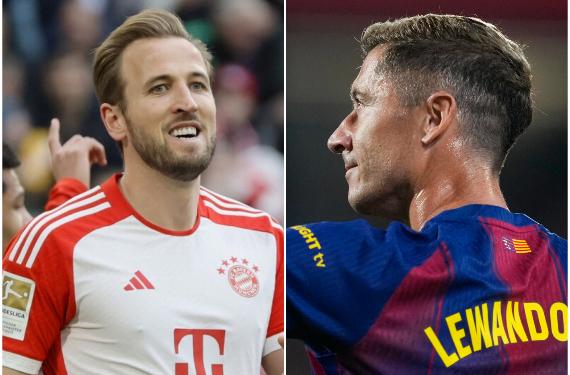 En Alemania dan por hecho que el relevo de Lewandowski para el Barça juega en la Bundesliga y no es Harry Kane