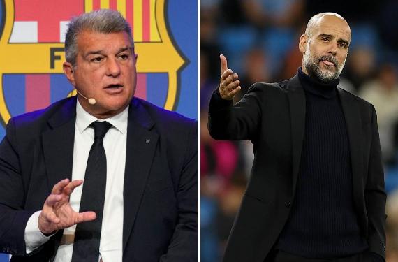 Joan Laporta ha llamado a Pep Guardiola para ser el relevo de Hansi Flick