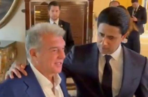 Al-Khelaïfi pide precio a Joan Laporta, pero el Barça rechaza negociar, ni por 500 millones