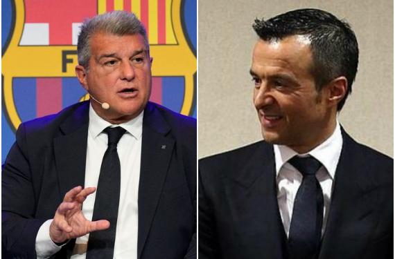 Jorge Mendes pide una reunión con Laporta para cerrar su fichaje por el Barça