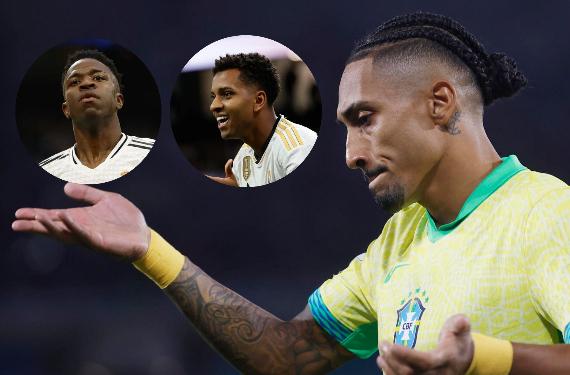 Raphinha ha comenzado a llevarse mejor con Vinicius y Rodrygo que con sus compañeros del Barça