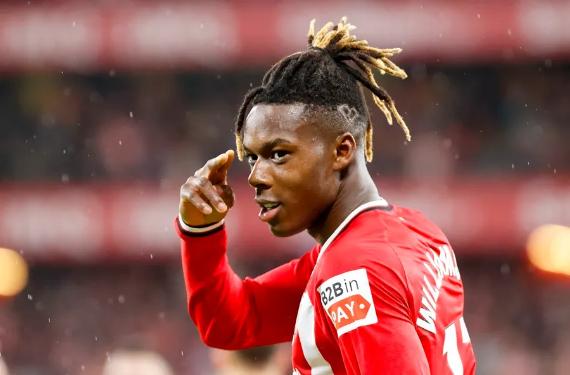 La actitud de Nico Williams comienza a ser un problema para Ernesto Valverde