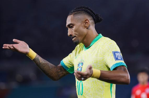 Raphinha teme quedarse sin Mundial por decisión de Ancelotti