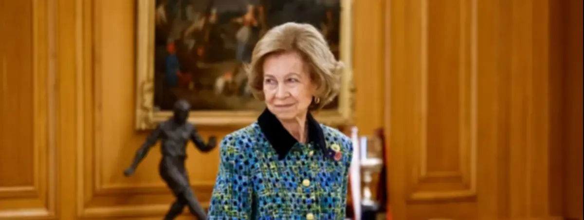 La reina Sofía tiene citas discretas una vez al mes en el palacete del centro de Madrid