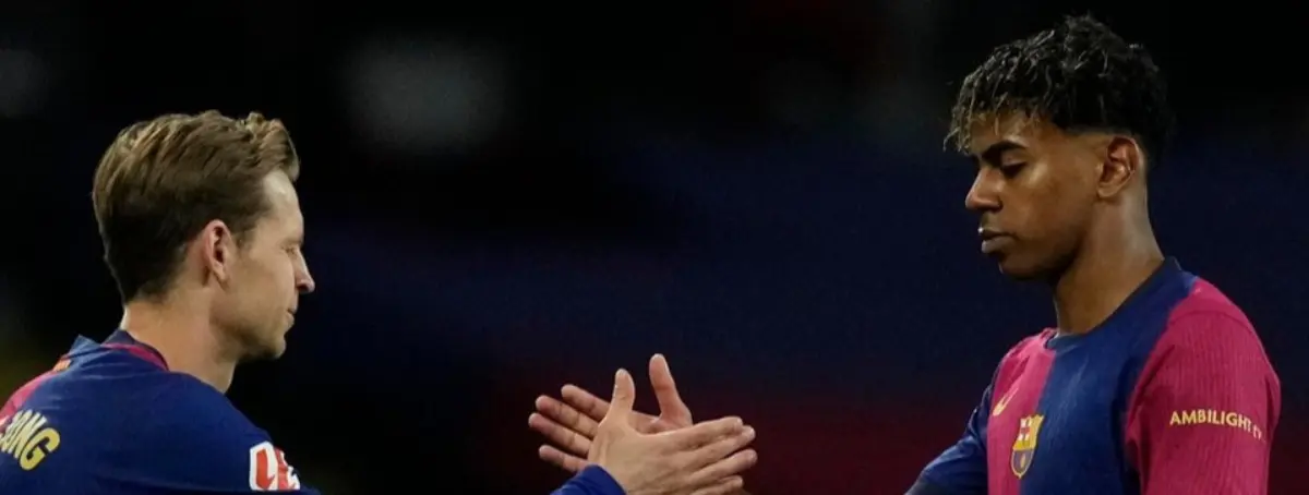 Lamine Yamal y Frenkie de Jong saben que juega porque no hay nadie mejor, pero el Barça juega con diez