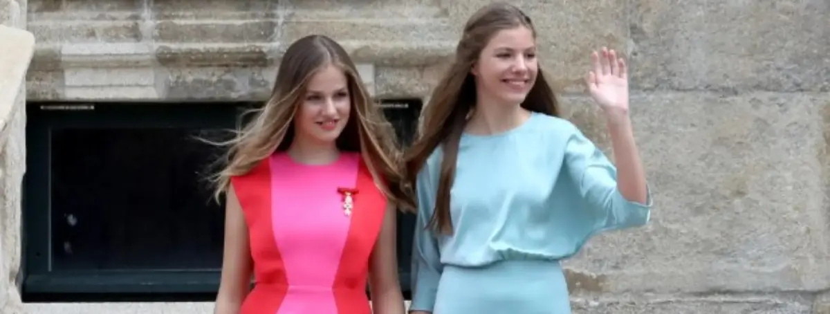 La infanta Sofía y Leonor despreciaron a su abuela, la reina Sofía, el viernes