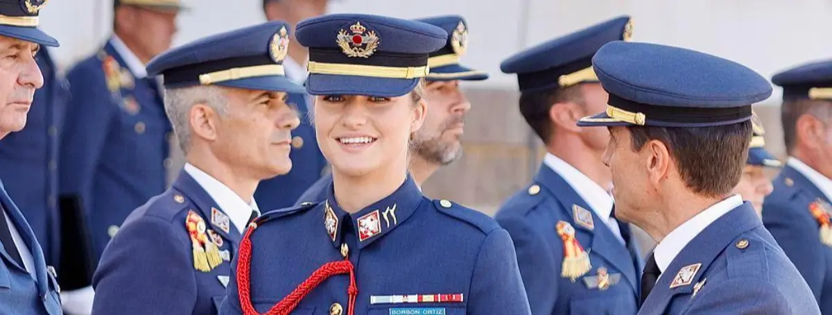 Oficiales de San Javier cuentan que Leonor no llega a la nota mínima