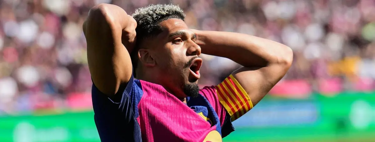 Ronald Araújo, fuera, viene él, el mejor central, ahora, del mundo elige al Barça