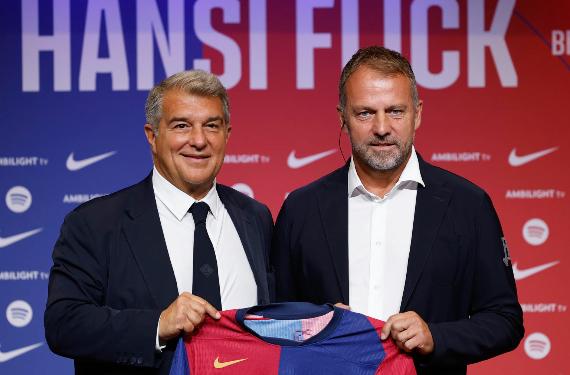 Joan Laporta no entiende, y no es el único, porque Flick no lo hace jugar, es el jugador con menos minutos