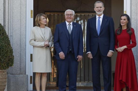 Elke Büdenbender, mujer del presidente alemán, Frank-Walter Steinmeier, molesta con Letizia