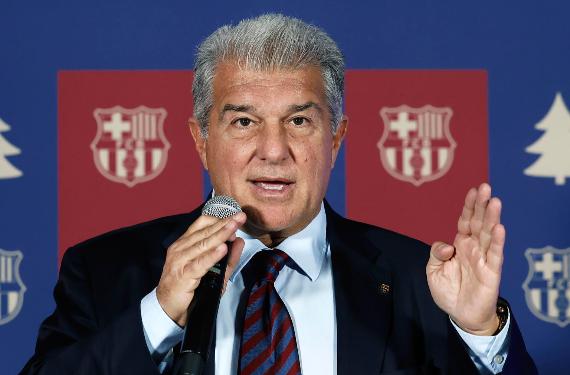 Joan Laporta, muy enfadado después del partido contra el Eintracht de Frankfurt