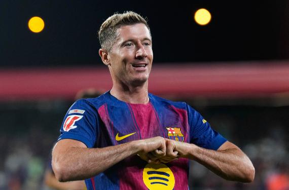 Lewandowski se fue el primero del Campo Nou como protesta contra Flick