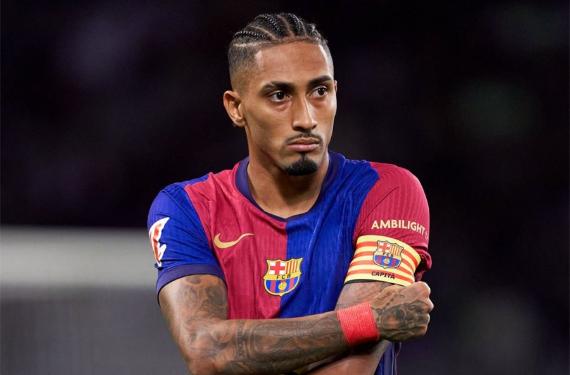 Golpe para el Barça: Raphinha se queda fuera del partido ante el Albacete