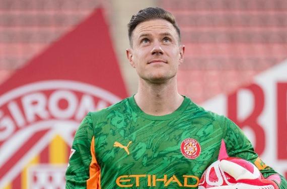 Preocupación en el Girona por Ter Stegen mientras el Barça observa la situación