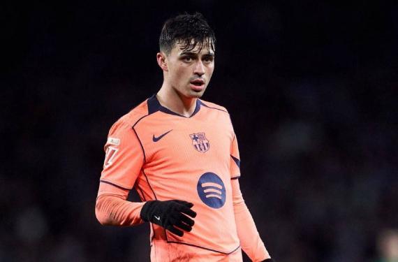 Pedri sonríe con la mejor noticia que ha recibido el Barça