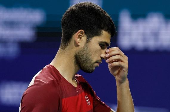 Carlos Alcaraz, enfadado, pierde en Miami y estalla: “Quiero irme a casa”