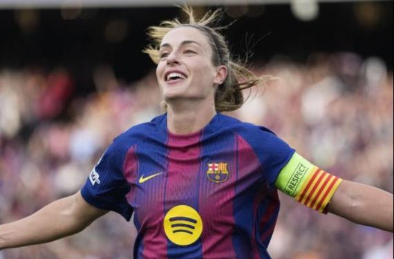 Alexia Putellas hace historia en el Barça y deja una imagen para el recuerdo