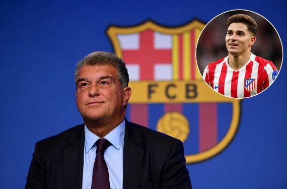 Laporta rompe el silencio sobre Julián Álvarez y lanza un aviso al Atlético