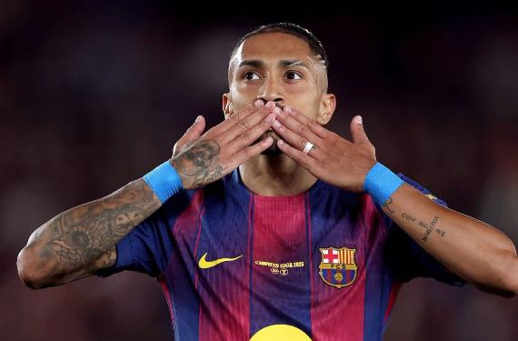 Preocupación total con el futuro de Raphinha en el Barça: todo puede cambiar