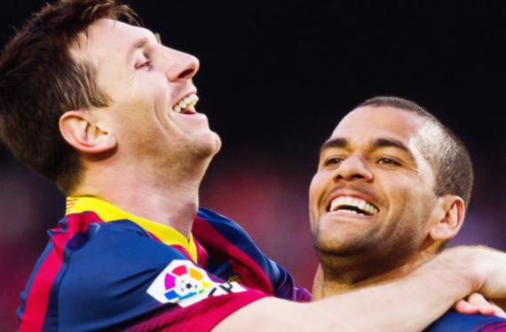 Histórico y Leo Messi alucina: Dani Alves vuelve a casa